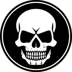 Skull - High Quality Vector Logo - Vector illustration ideal for T-shirt graphic