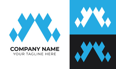 Creative minimal business logo design template for your company