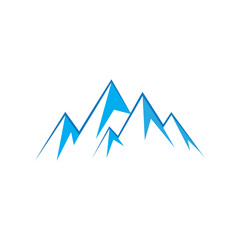 Set of vector mountain and outdoor adventures logo