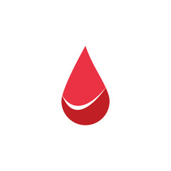 Fototapeta premium blood logo design vector illustration