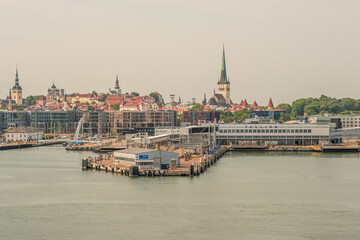 Tallinn panorama from a ferry