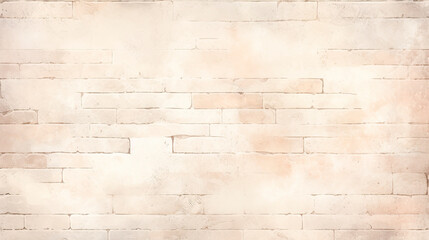 Obraz premium White brick wall texture background
