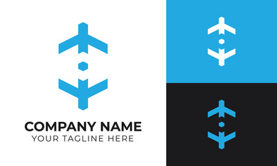 Creative modern minimal business logo design template for your company