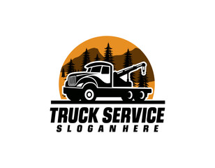 towing logo template, cool logo and very suitable for automotive companies