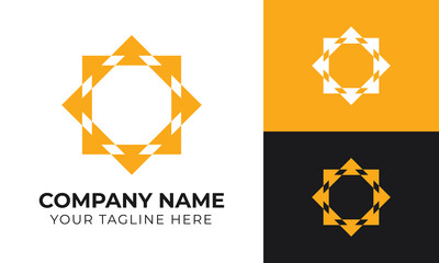 Corporate creative modern minimal business logo design template for your company