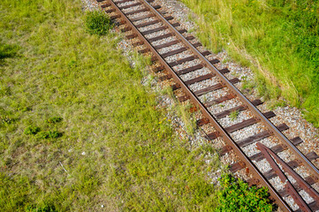 railway in the countryside