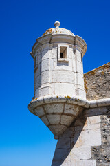 Fototapeta premium Watchtower on the fortress of Lagos, Portugal.