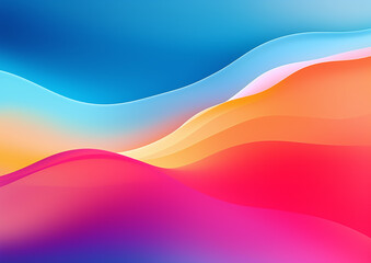 Colorful fluid flow background. Fluid colors wave pattern. Summer background. Colorful gradient poster. Abstract cover. Liquid wave. Vibrant color.