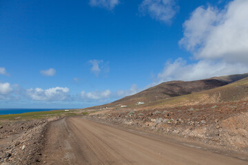 Schotterpiste, Parque Natural de Jandía, Fuerteventura