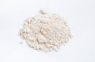 Calcium oxide CaO, commonly known as quicklime or burnt lime - obrazy, fototapety, plakaty
