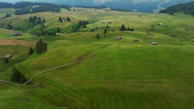 Alpe di Siusi, Dolomites, Italy