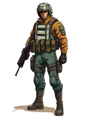 Fototapeta premium Soldat