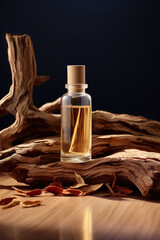 Oud Wood Essential Oil Advert Shot