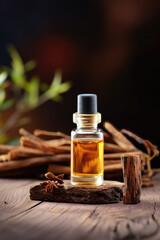Oud Wood Essential Oil Advert Shot