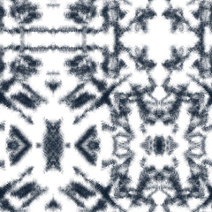 seamless hand-drawn black and white texture