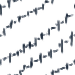 seamless hand-drawn cable isolated on white