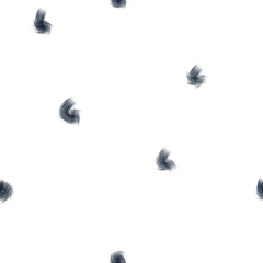 seamless hand-drawn set of black and white pills