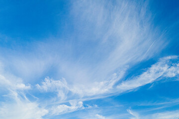 blue sky and clouds