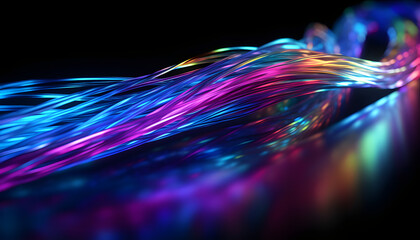 Digital Pathways: Fiber Optic Cable Technology Background