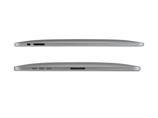 tablet computer back and side views