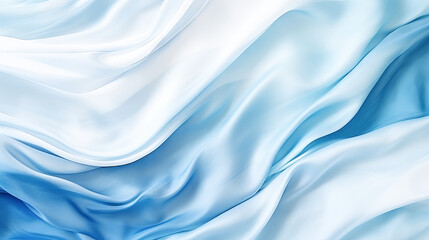 Naklejka premium Abstract background blue fabric folded