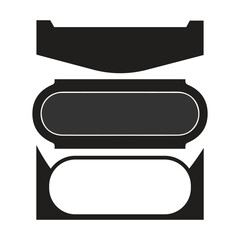Vector Text Box Shape Design Template