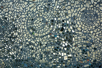 mirror mosaic, mirror wall, picture from pieces, mozaika lustrzana, lustrzana ściana, obraz z...