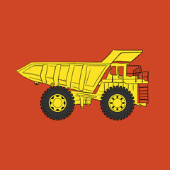 Construction machinery. Heavy road equipment trucks, forklifts and tractors, excavation crane truck isolated vector illustration set. Equipment transportation construction, industry crane