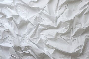Obraz premium white crinkled paper texture background
