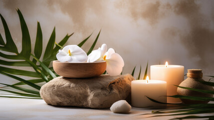  SPA Still Life with Candles and Stones