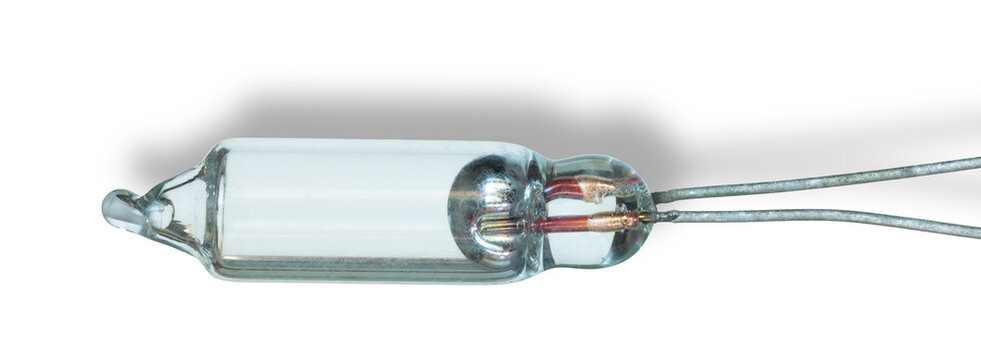 Shadow behind a glass mercury switch