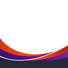 Gradient Wavy Footer