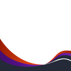 Gradient Wavy Footer