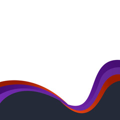 Gradient Wavy Footer