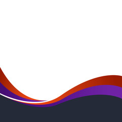 Gradient Wavy Footer