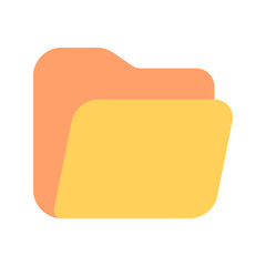 open folder flat icon