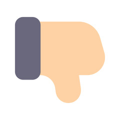dislike flat icon