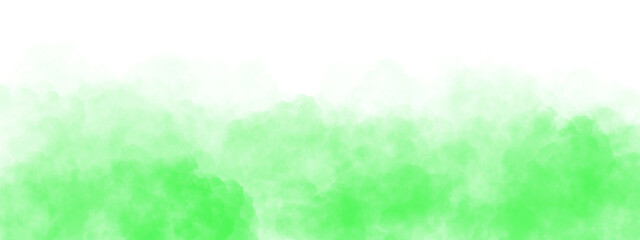 Realistic green clouds or smoke on a transparent background. Green fog or smoke. PNG image © thebeststocker