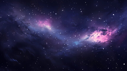 Naklejka premium GALAXY BACKGROUND WITH STARS