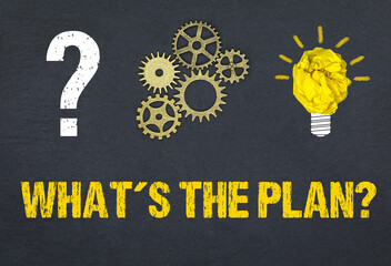What´s the plan?	
