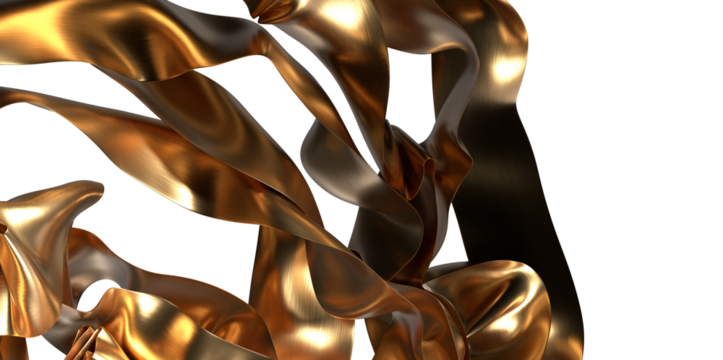 Gold black abstract background with golden lines. Background