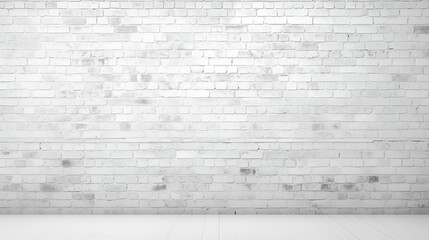 realistic white brick wall background.