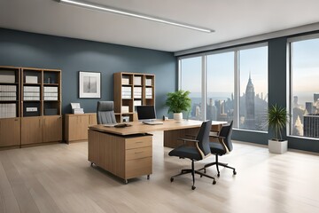 kitchen interior generative by AI technology