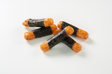 煎餅　白背景イメージ