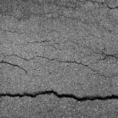 Damaged asphalt concrete road background