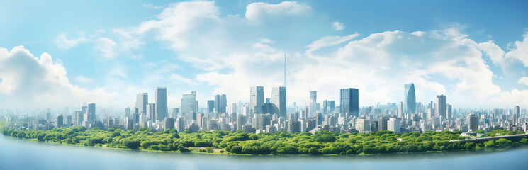 Fototapeta premium 街並み風景