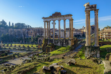 Naklejka premium Ruines du Forum Romain à Rome