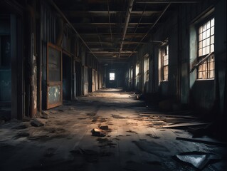 old abandoned factory