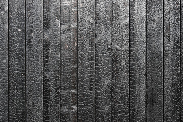Burnt wooden board texture. Sho Sugi Ban Yakisugi is a traditional Japanese method of wood preservation