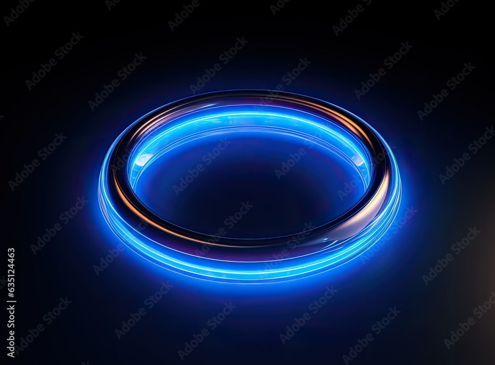 Poster beautiful colorful light effect of neon glow lights and flash. background with flying design element